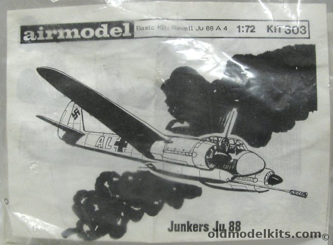 Airmodel 1/72 Junkers Ju-88 S / Ju-88 P / Ju-88G and Do-217 M or Do-217N Conversion Kit - Bagged, 303 plastic model kit